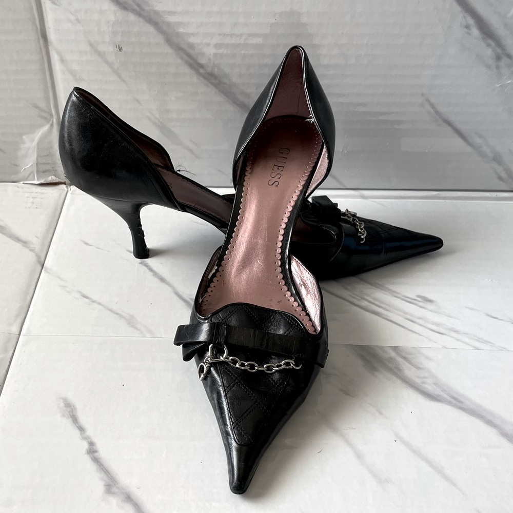 Womens Size 10 Guess Black Heels! GENTLY USED!!